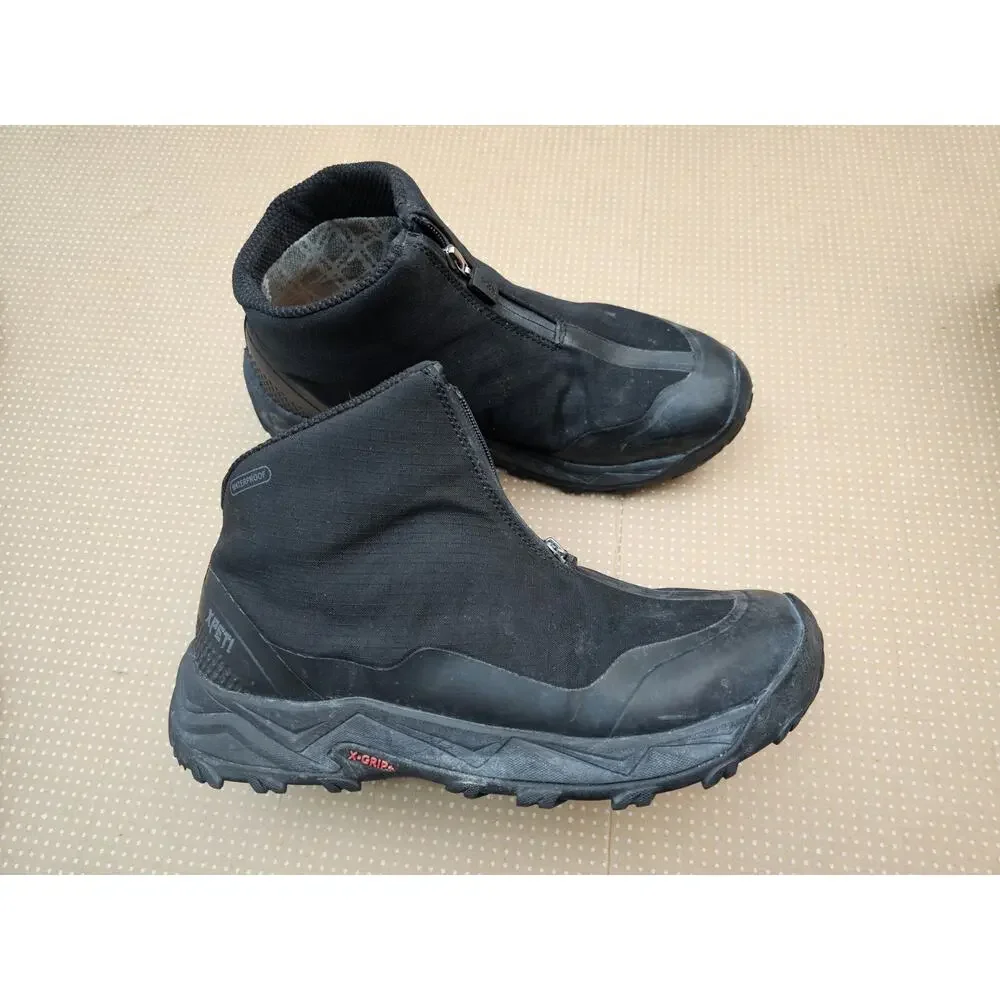 XPETI Men's Coldurban II Front Zip Waterproof Campsite Hiking 11.5, Black
